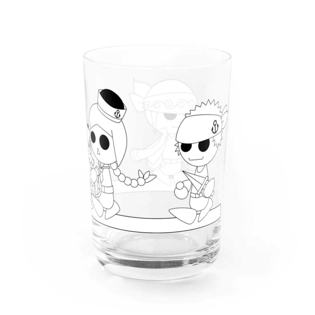 ウサネコのナイツ・ライン 1 Water Glass :right