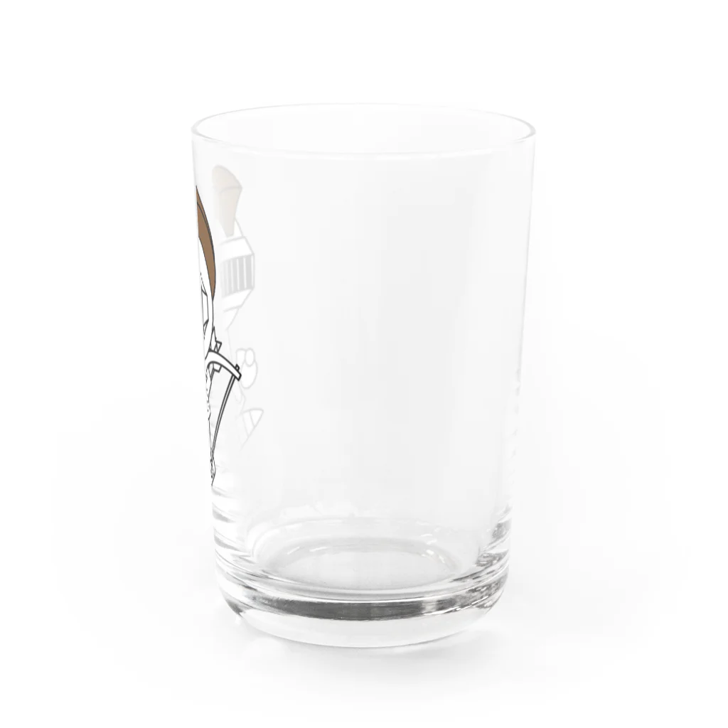 ウサネコのナイツ・アーチェリー Water Glass :right