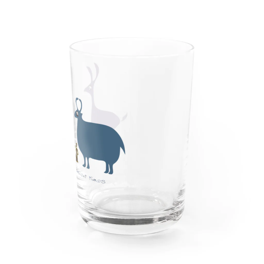 nachau7のジャッカルと牛 Water Glass :right