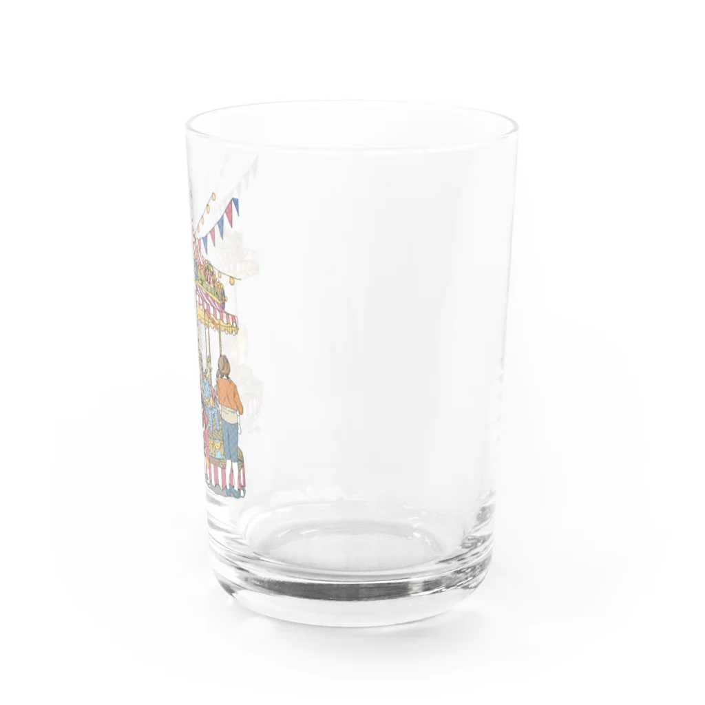 Anriのメリーゴーランド（透過） Water Glass :right