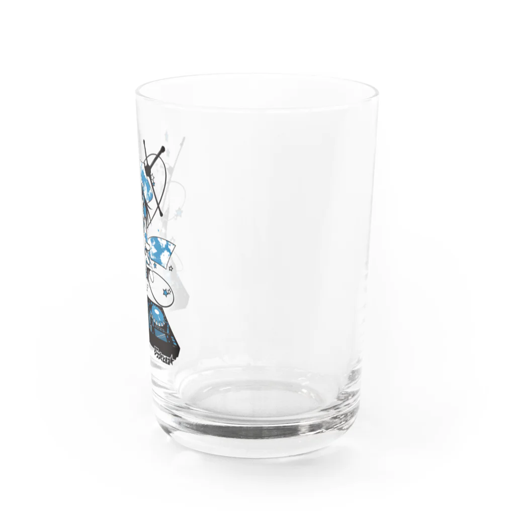 斬る'em ALL/DJつづきともみのDJつづきともみ ストップボタンなんてない！ SUZURI Ver Water Glass :right