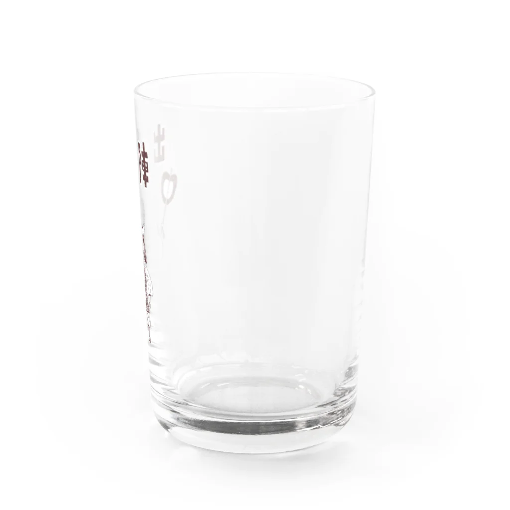 NIKORASU GOの戦国時代デザイン「出陣」（Tシャツ・パーカー・グッズ・ETC） Water Glass :right