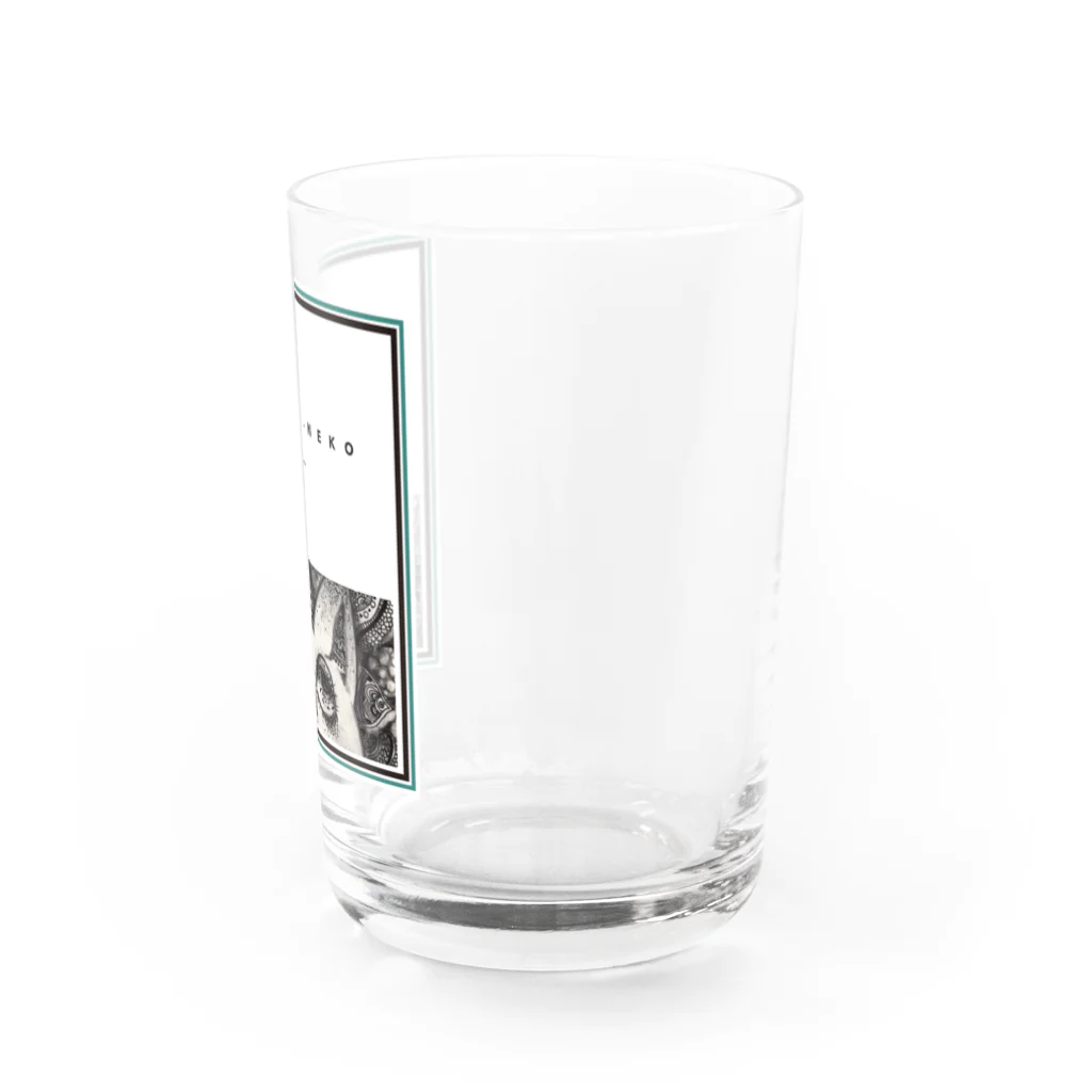 カワグチナミのお店の考え猫 Water Glass :right