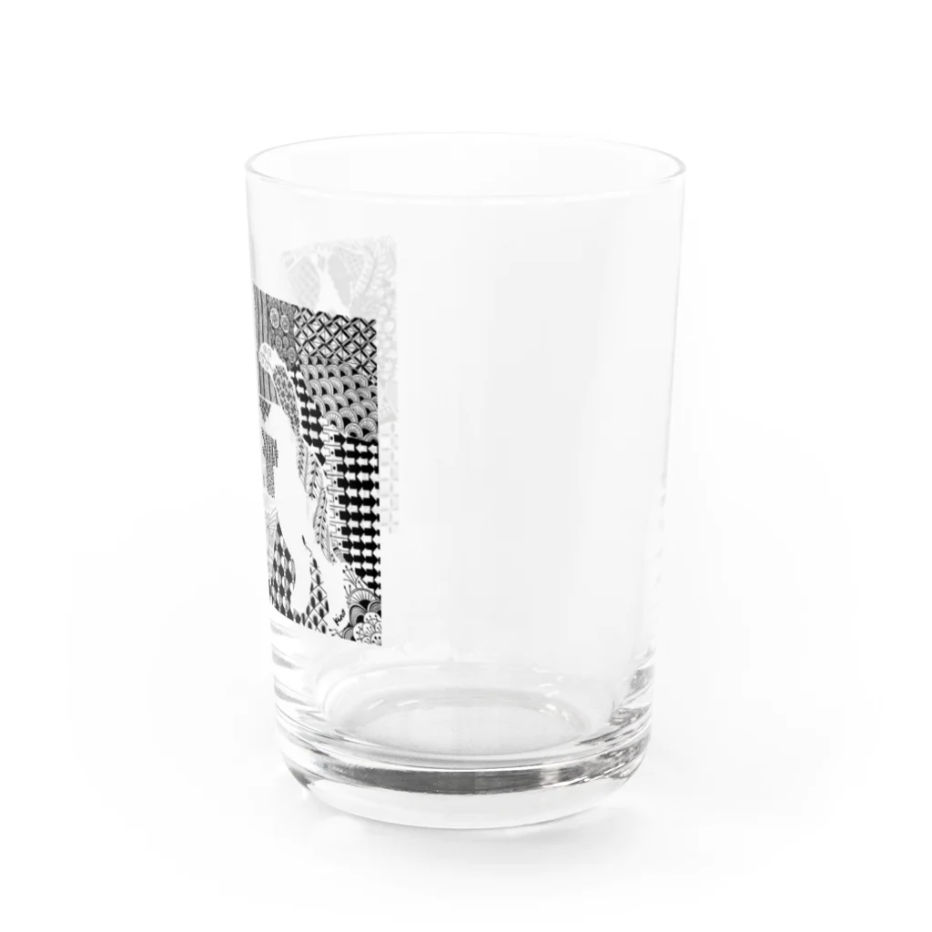 12.dozen(@jrt)の線の中にジャックが見える！ Water Glass :right