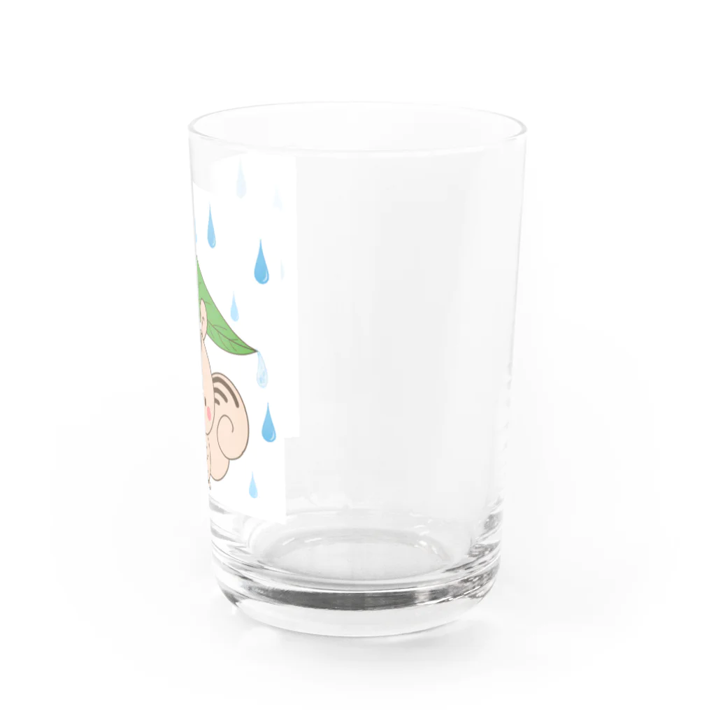 水沢モナのリスと葉っぱの雨傘 Water Glass :right