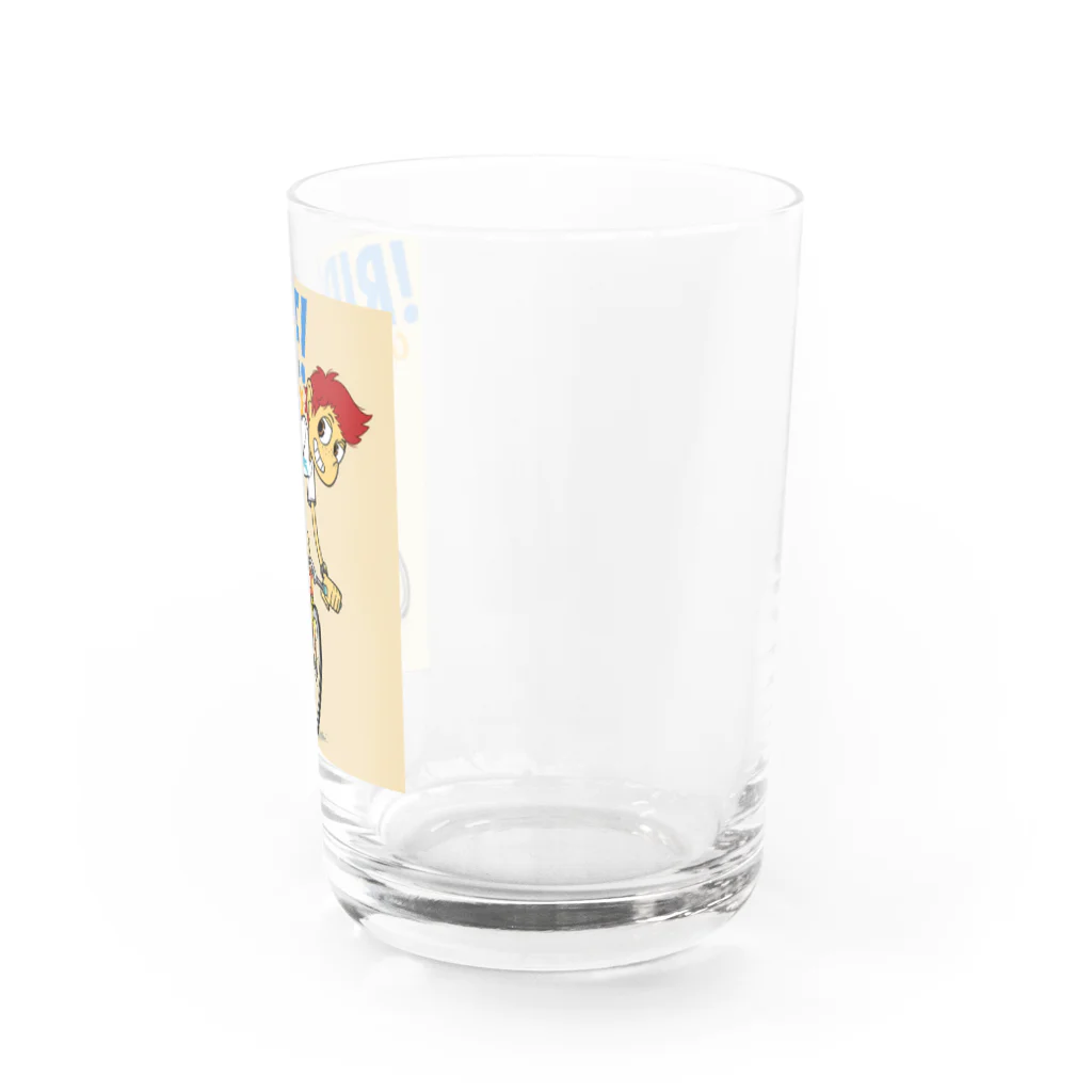 nidan-illustrationの!RIDE! (CARTOON STYLE) Water Glass :right