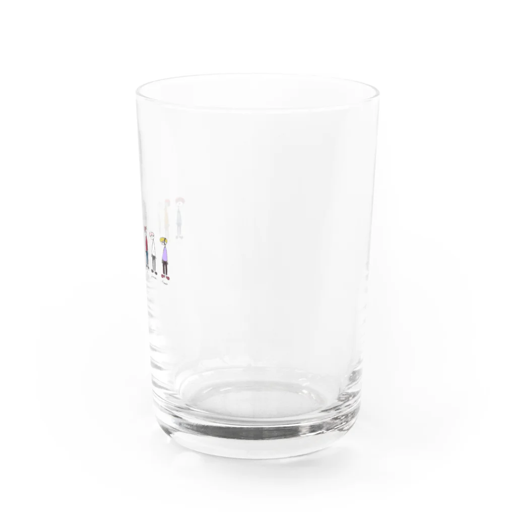 穏やかな日常のsushi人間（カラー） Water Glass :right