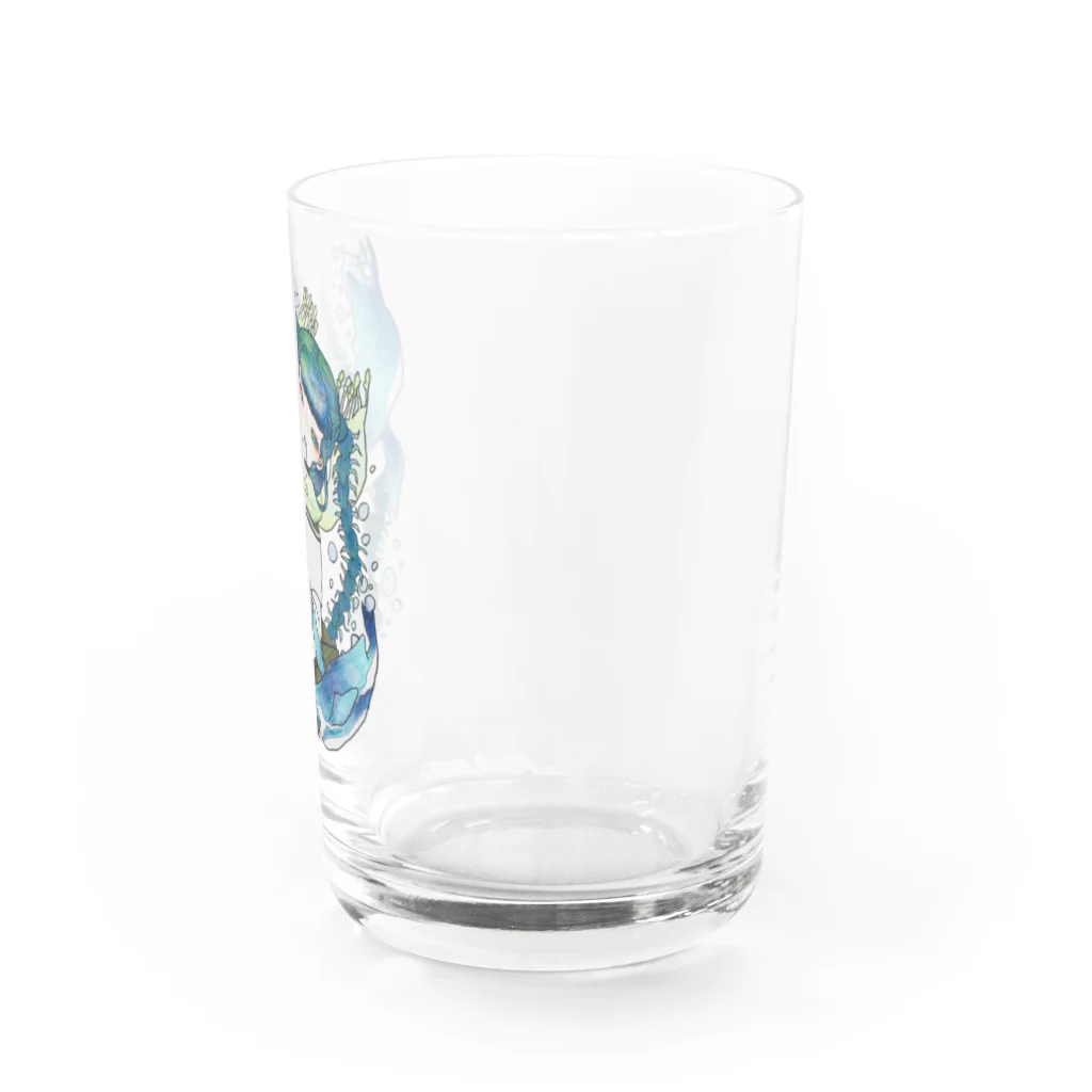 みみずの青に沈む Water Glass :right