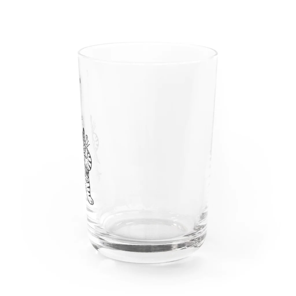 mikepunchの酒飲み猫 Water Glass :right