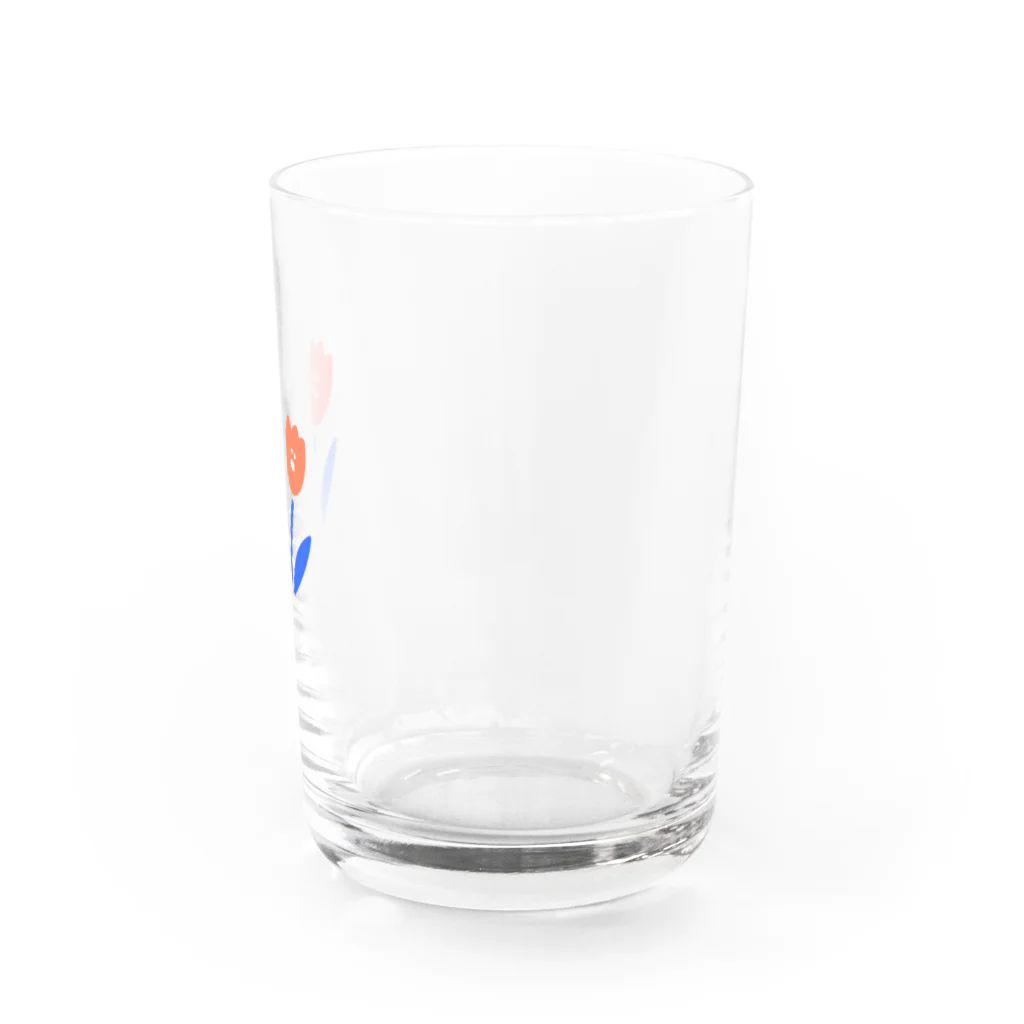 まめこ。の仲良しチューリップ Water Glass :right