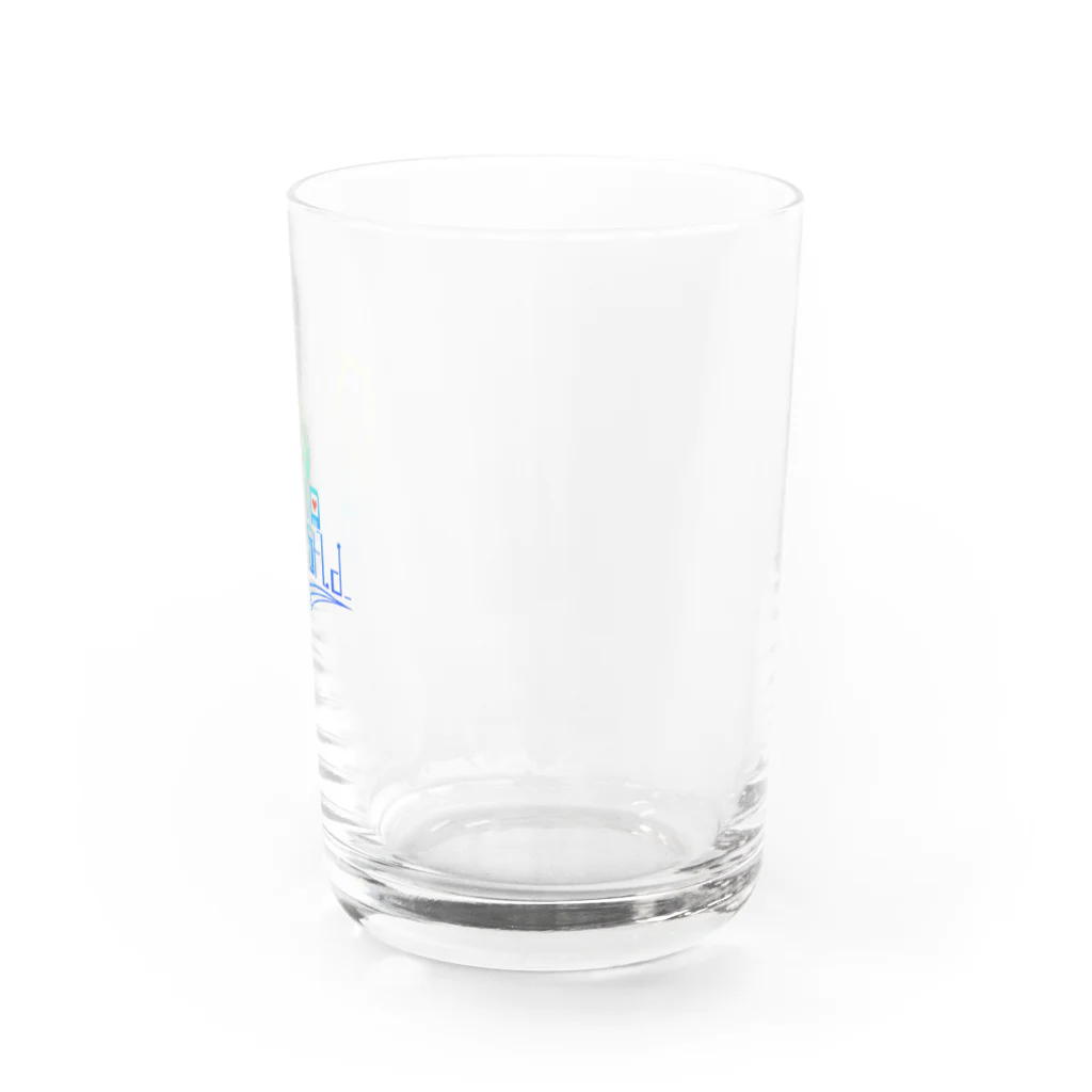 マーチング_GENESISのHello World Water Glass :right