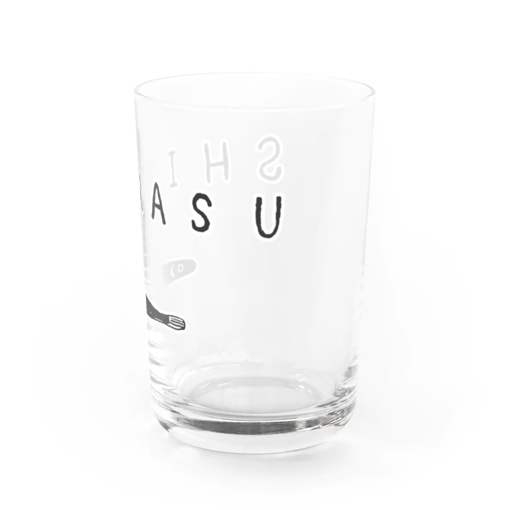 NIKORASU GOのグルメTシャツ「しらす」 Water Glass :right