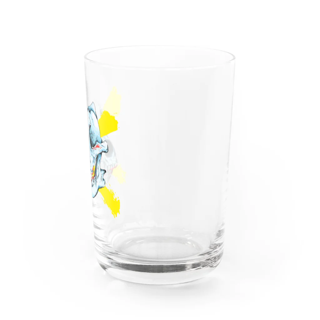 シグのWolf head 3　狼 Water Glass :right