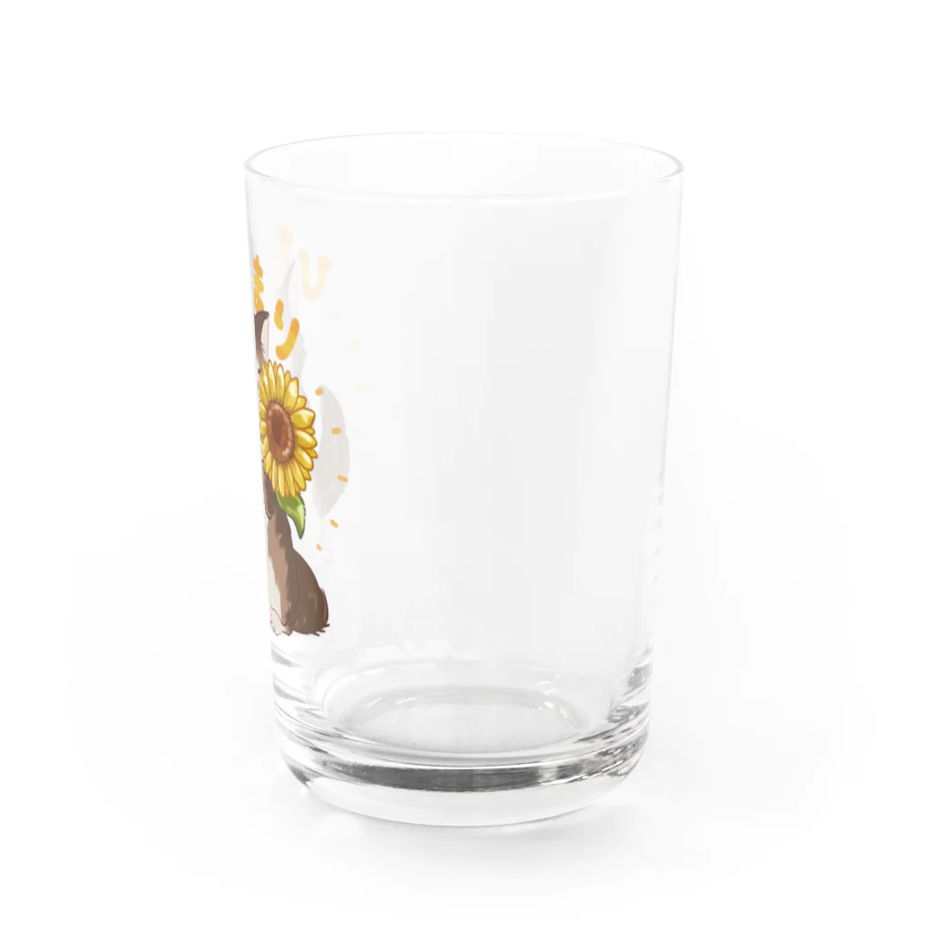 #保護猫カフェひだまり号のひだまり＆ぽんず Water Glass :right