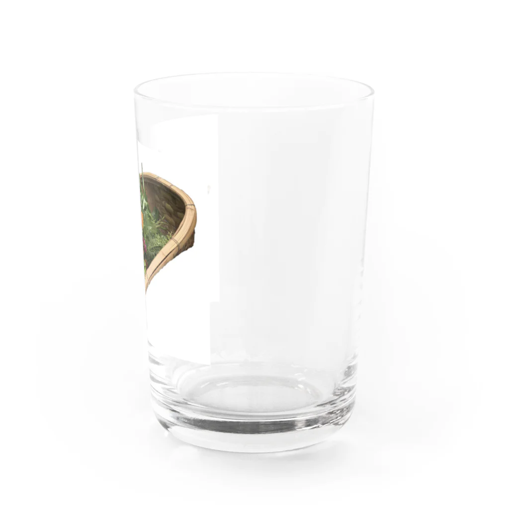 YUUのYasai to bamboo Water Glass :right