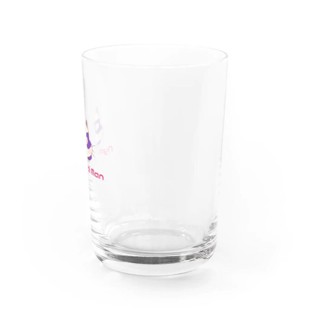 猫屋敷のにゃいにゃいマン Water Glass :right