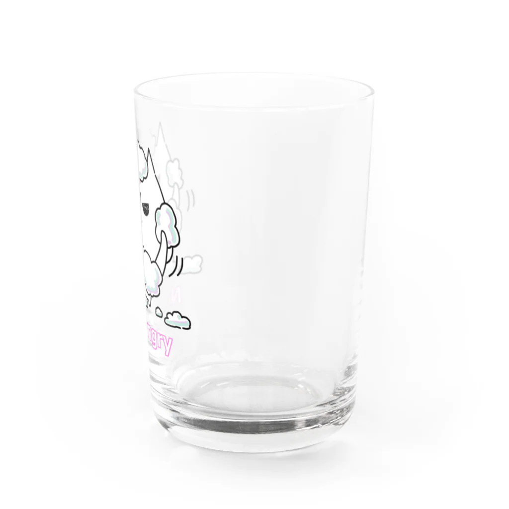 SUZURI×ヤマーフのNot angry vol.5 Water Glass :right