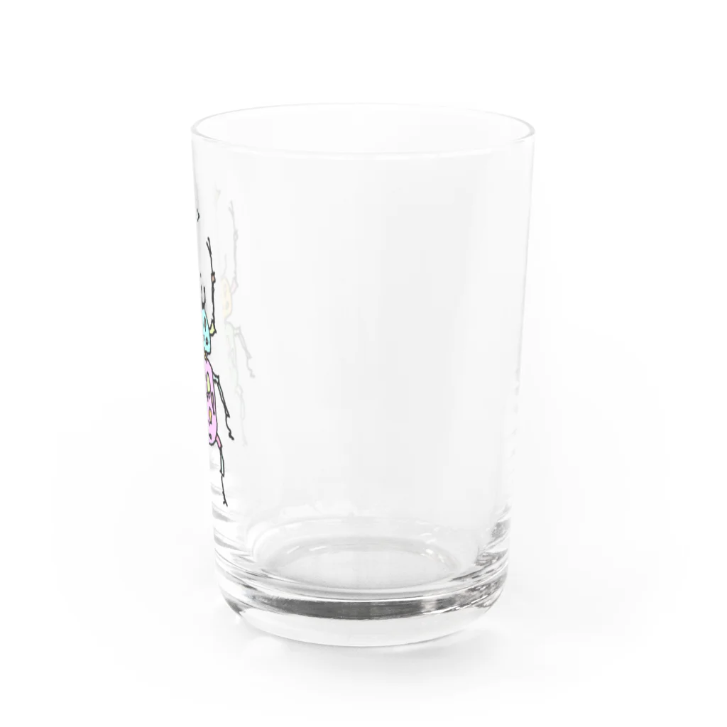 Full of vitality　(フル　オブ　バイタリティ)のbeetle(カブトムシ)　Full of vitality　(フル　オブ　バイタリティ) Water Glass :right