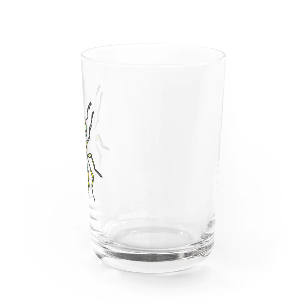 Full of vitality　(フル　オブ　バイタリティ)のant☆(あり)カラーバージョン　Full of vitality　(フル　オブ　バイタリティ) Water Glass :right