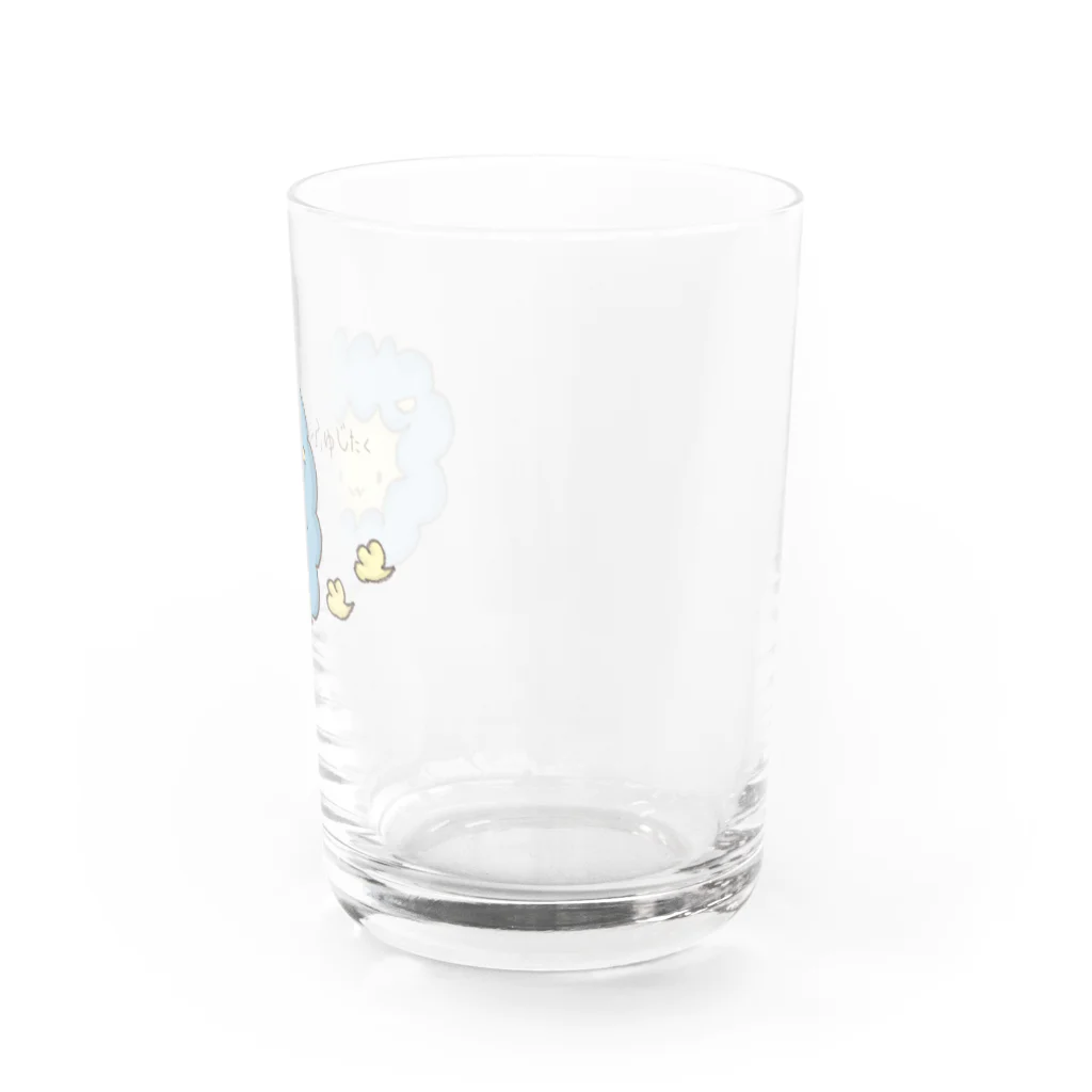 Savon sheep のしゃぼん玉ぷちんの冬じたく Water Glass :right