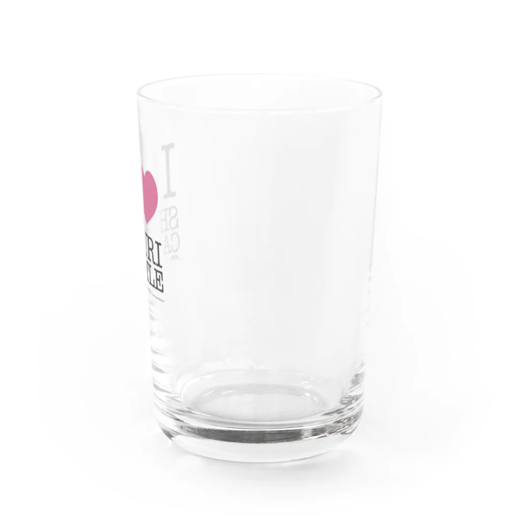 ちびきん工房のI LOVE SHURIJO Water Glass :right