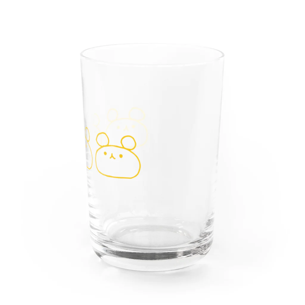 【ama*ama designstore　＜SUZURI店＞】のはらへりしろくまズ Water Glass :right