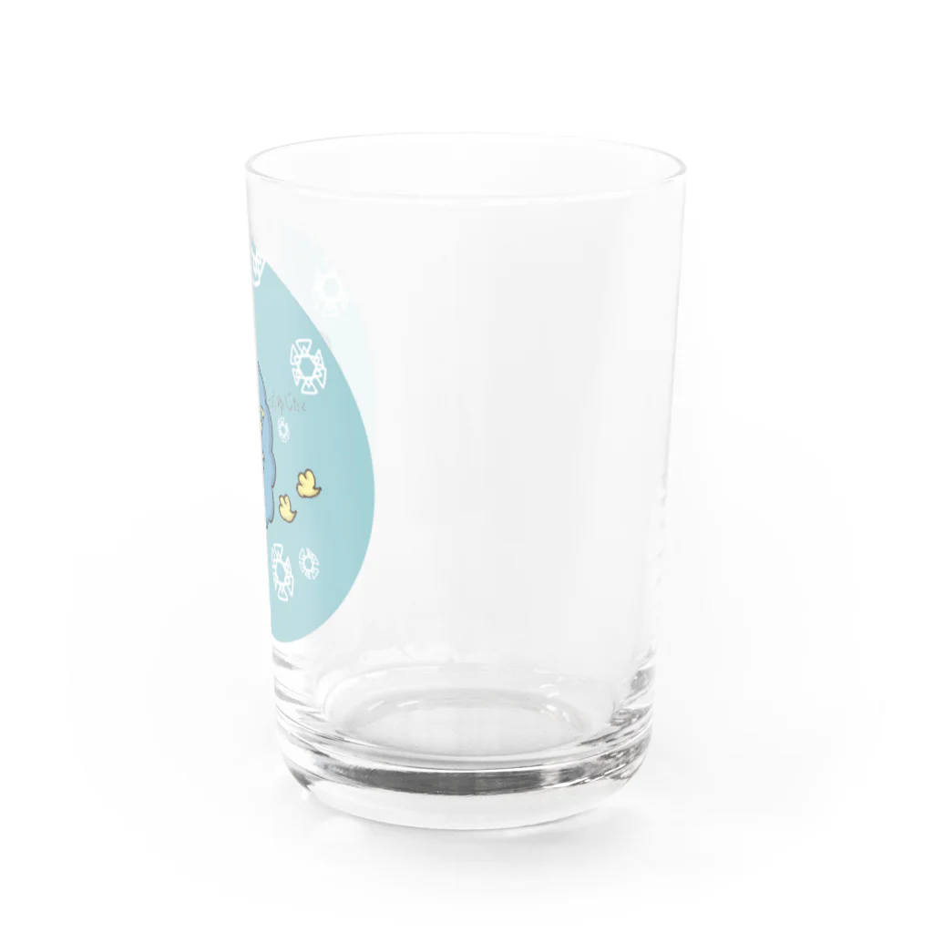 Savon sheep のしゃぼん玉ぷちんの冬じたく Water Glass :right