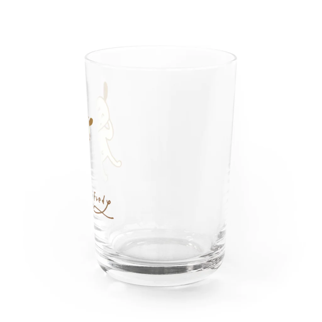 Nottingworldのこいぬのフレディ Water Glass :right