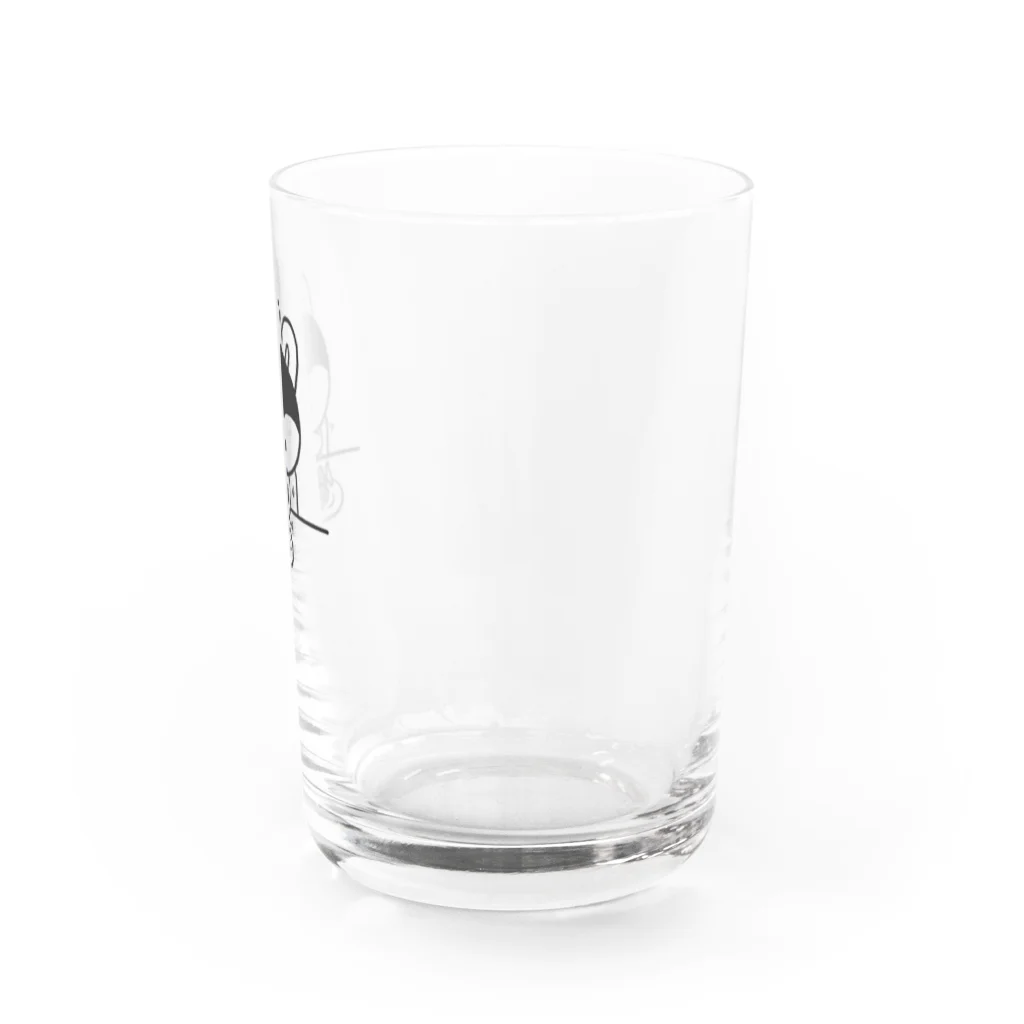 ドラキュラのうさぎの黙々とブドウ Water Glass :right