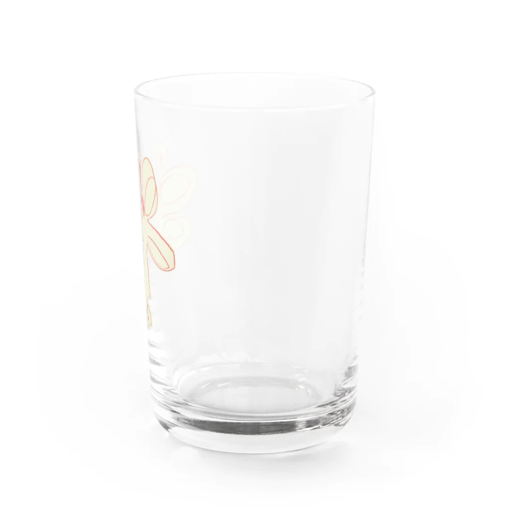 真奈美のちょうちょ Water Glass :right