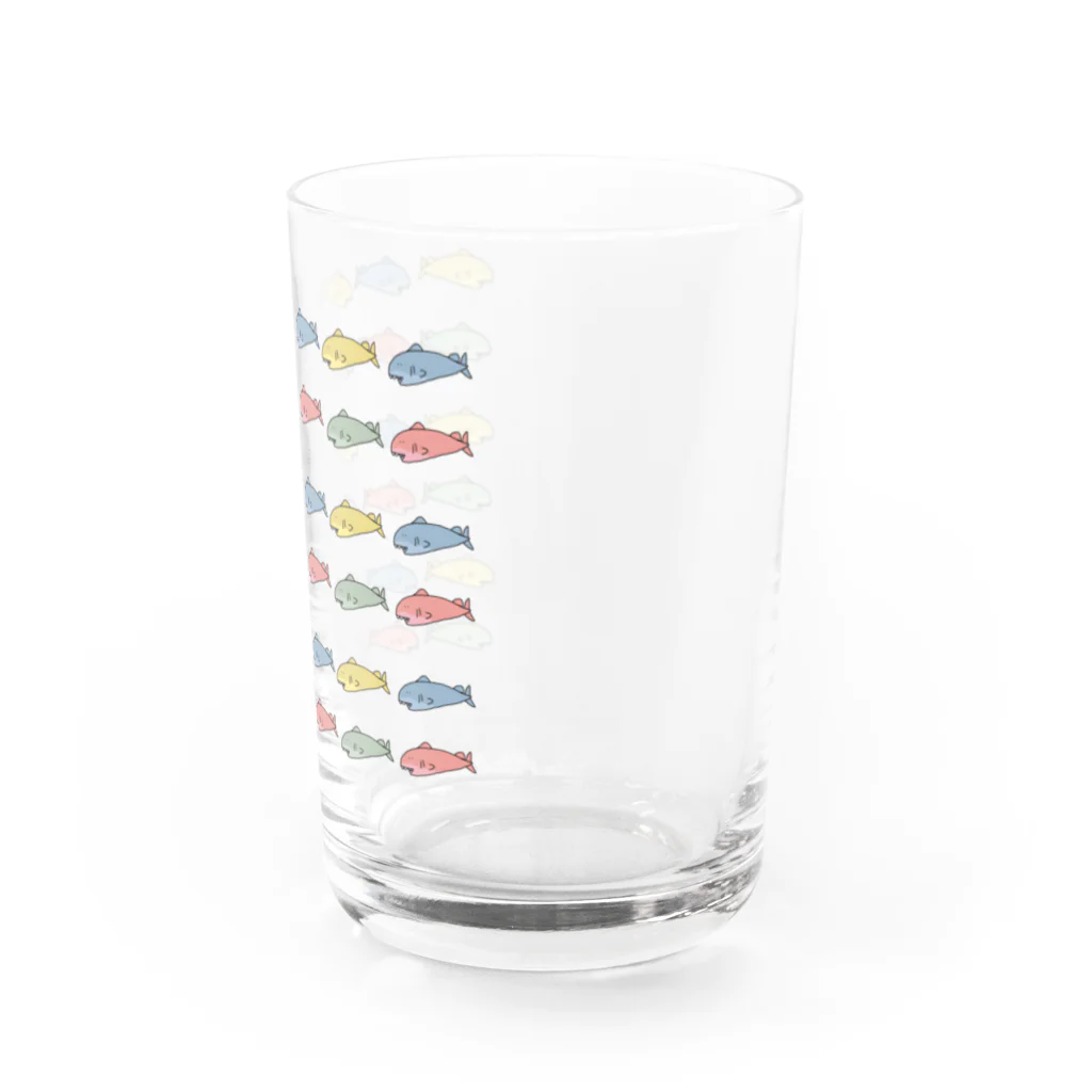 おちおちおのサメち　COLORFUL Water Glass :right