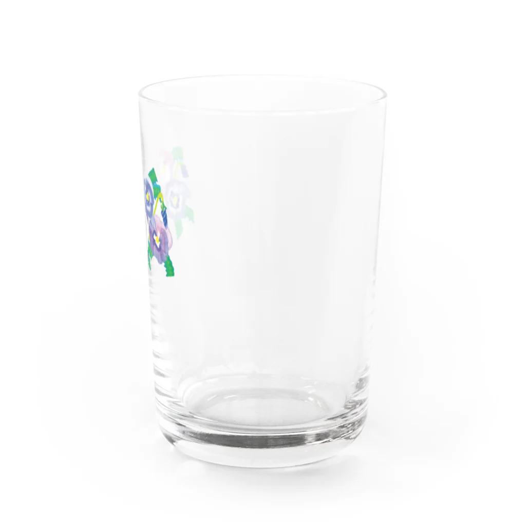 落合晴香のパンジー畑 Water Glass :right