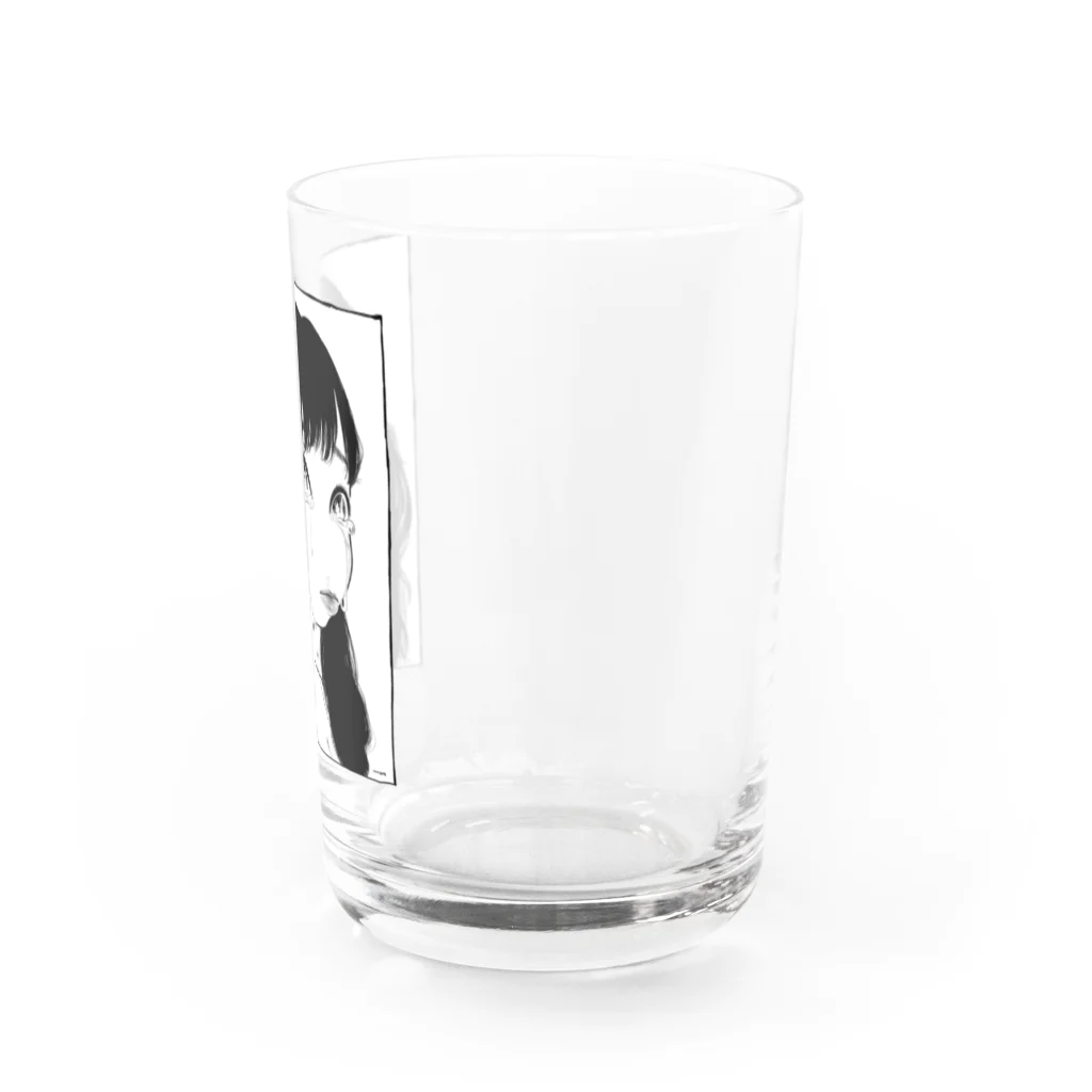 にくまん子のdounidemo Girl Water Glass :right