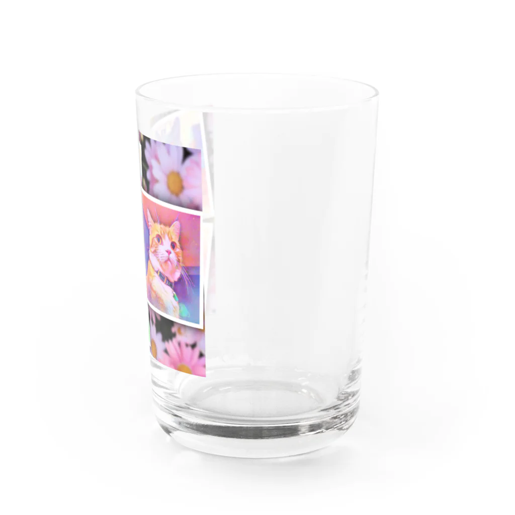 KGD 3nyansのゆめかわねこ Water Glass :right