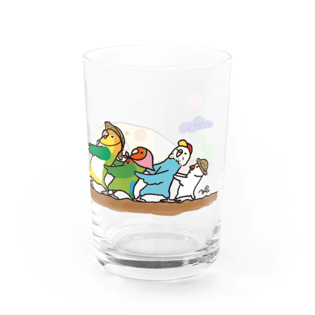 オグチヨーコの大きな大きなオカメ Water Glass :right