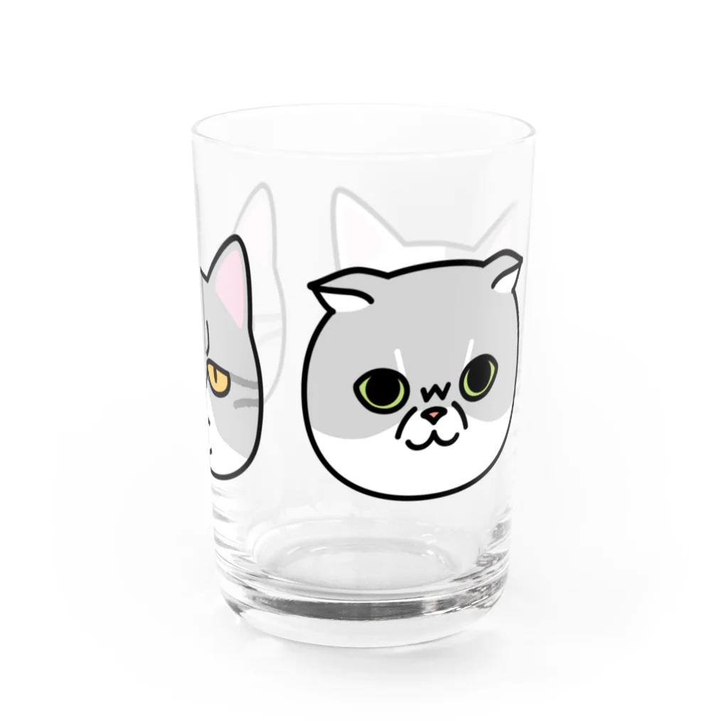 umeumeのグレネコ Water Glass :right