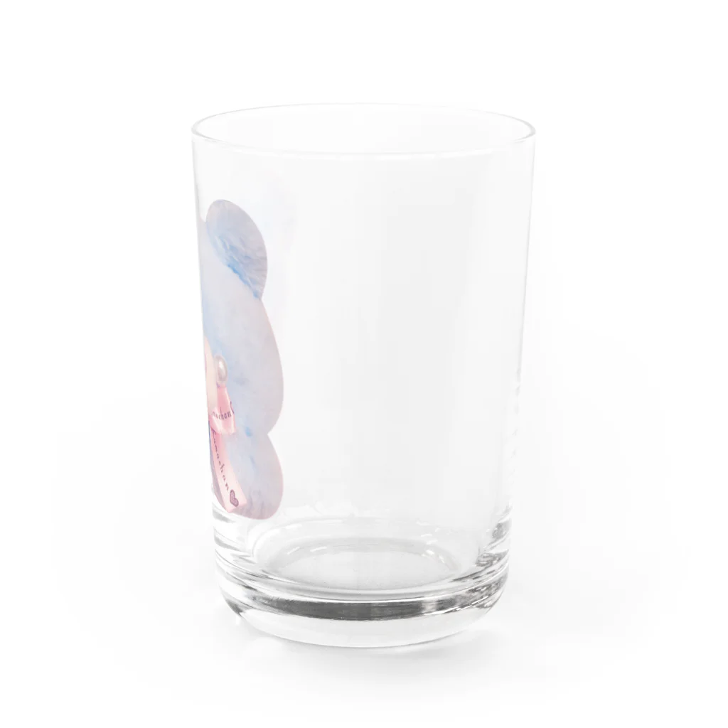 あきのりのあおいくまちゃん Water Glass :right