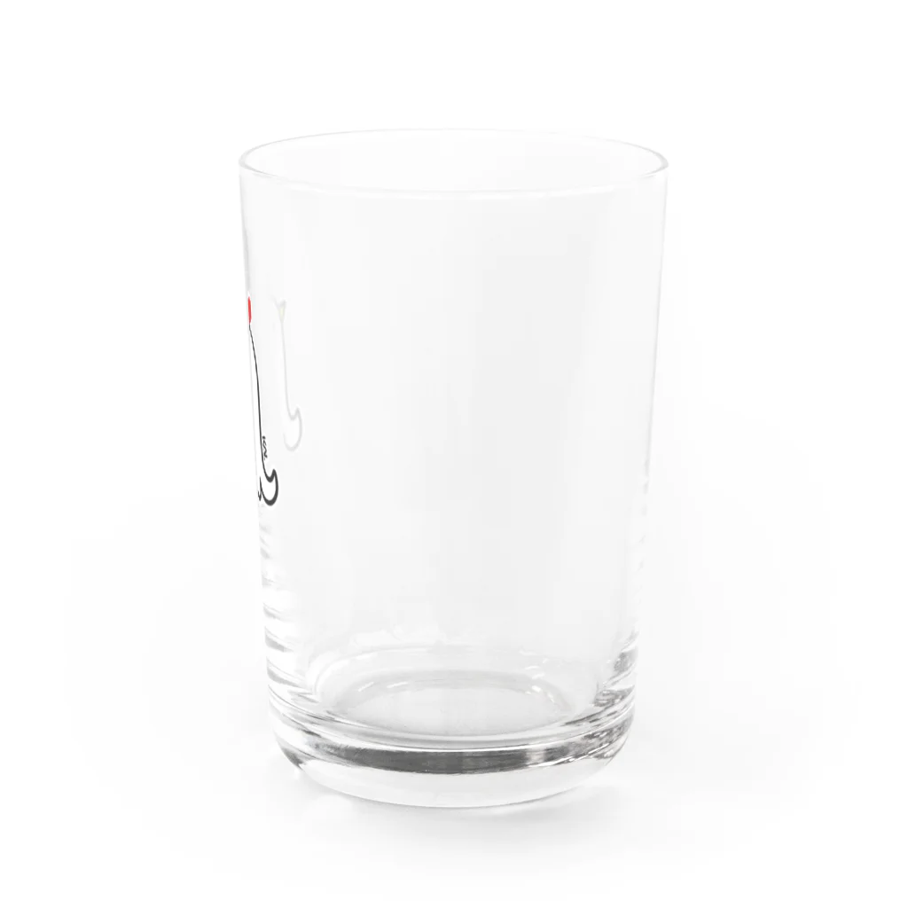 貝のにわとりさんウィンナー Water Glass :right