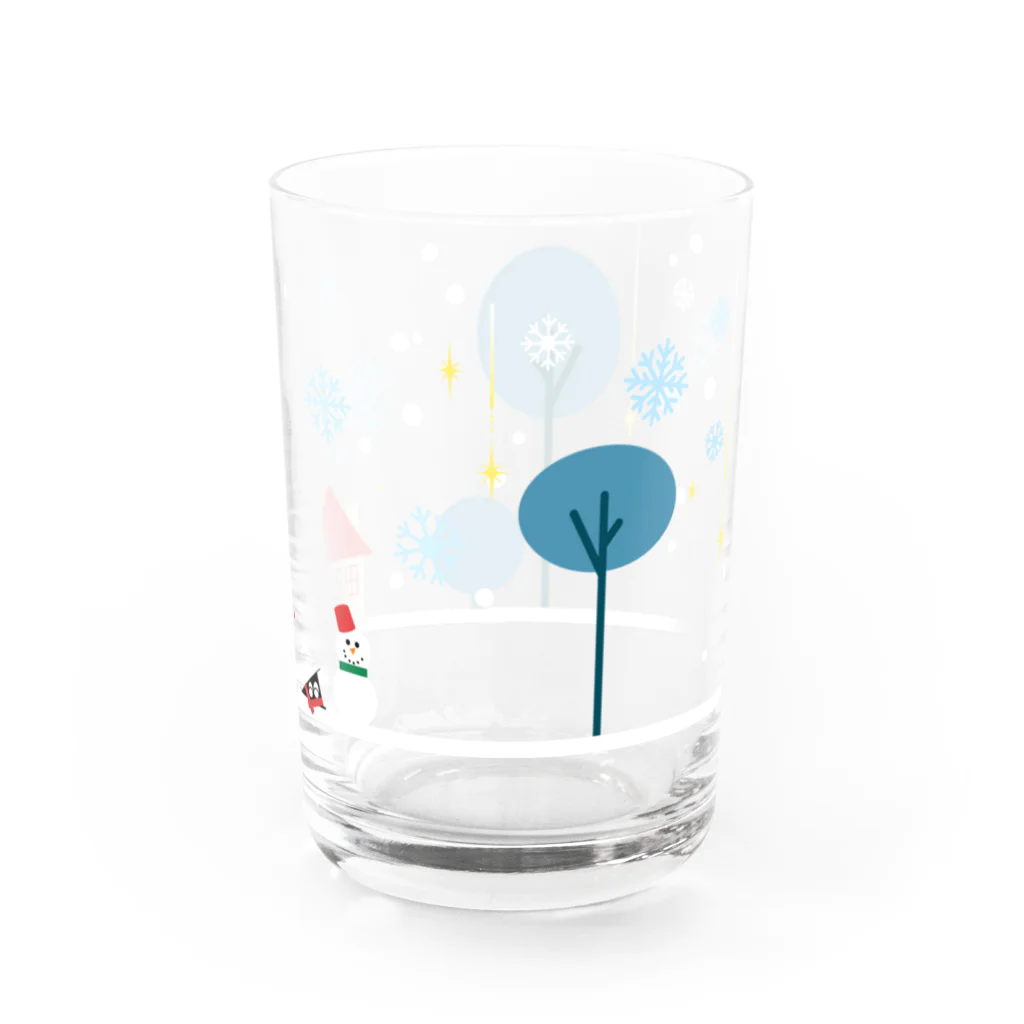 忍者スリスリくんのある冬の日 Water Glass :right