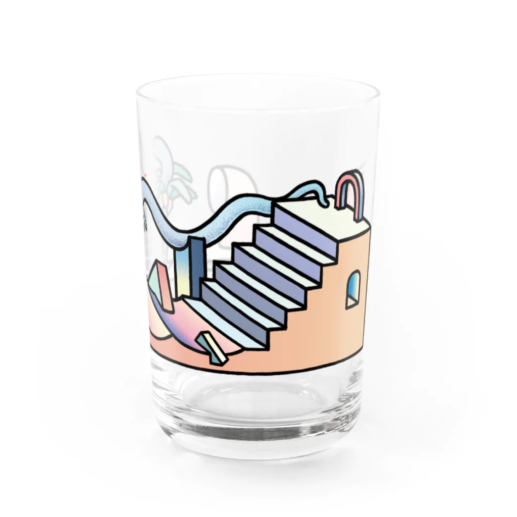 つねになにかを売る店のやさしいへびのいえ Water Glass :right