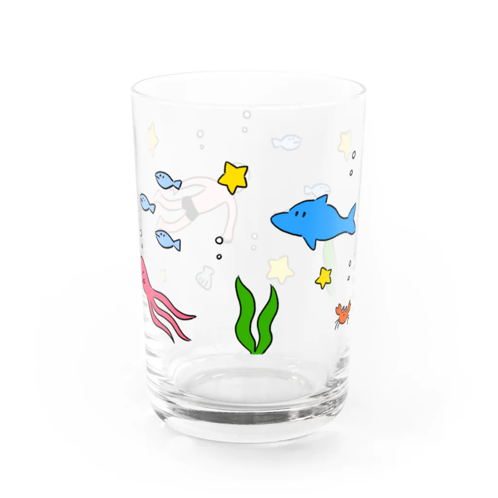 おさつの海水浴 Water Glass :right