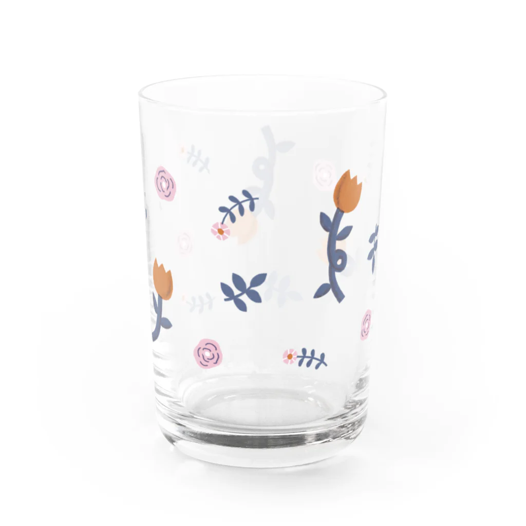 今野志保 ・ Shiho Konnoのお花パターン1 Water Glass :right