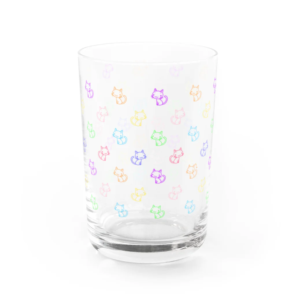 Riotoのカラフルにゃーん Water Glass :right