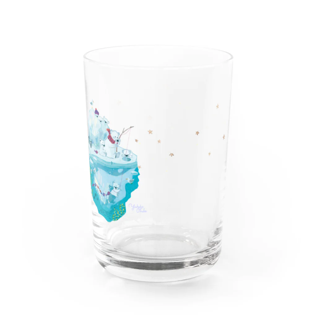 イラストレーター おおでゆかこの大漁 Water Glass :right