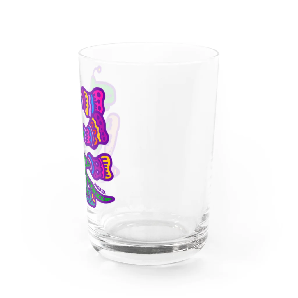 INGRIDの恐竜 Water Glass :right