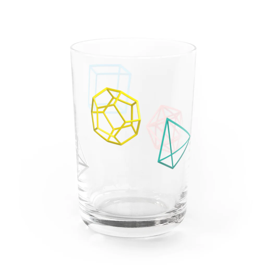 くらりのRegular Polyhedron Water Glass :right