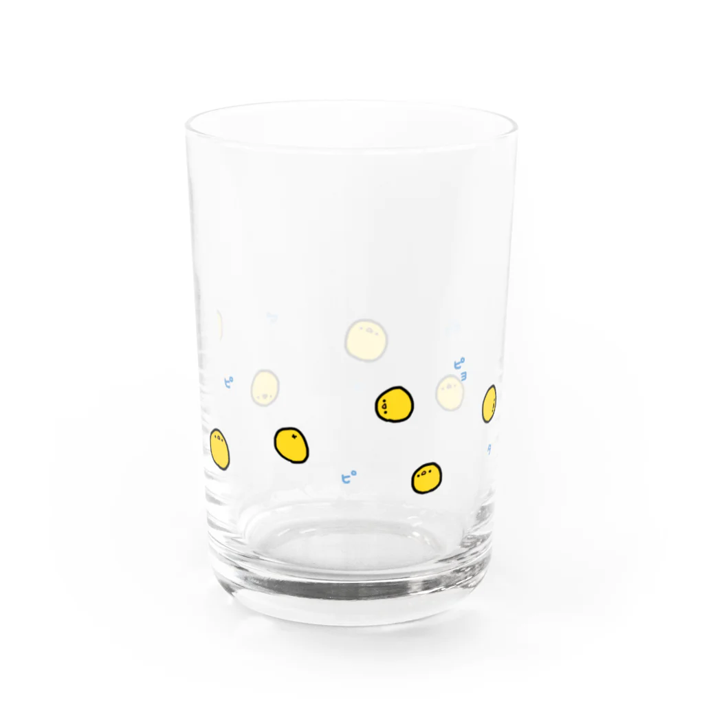 こっこくらげ。のタピヨカ。 Water Glass :right