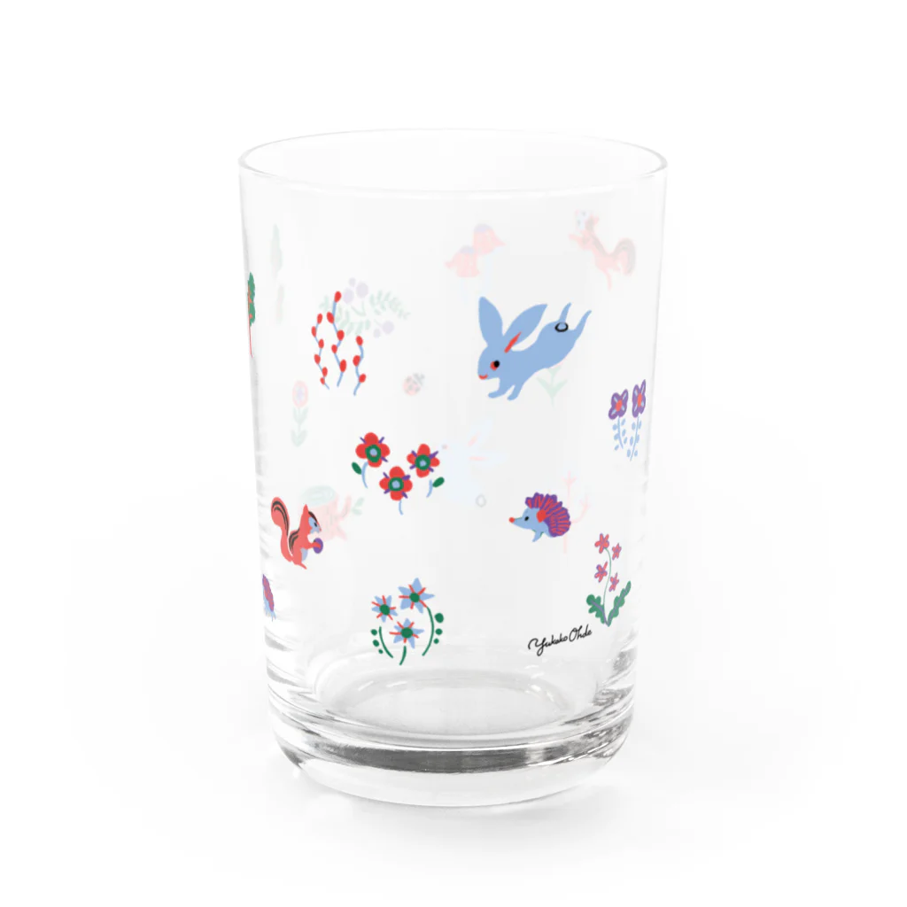 イラストレーター おおでゆかこのForest Water Glass :right