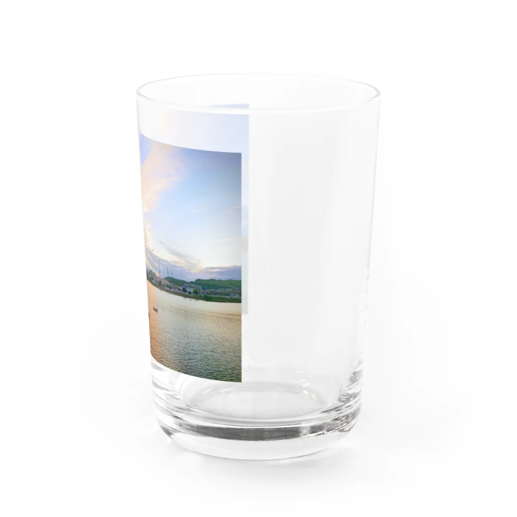 Ryokutyaのため池 Water Glass :right