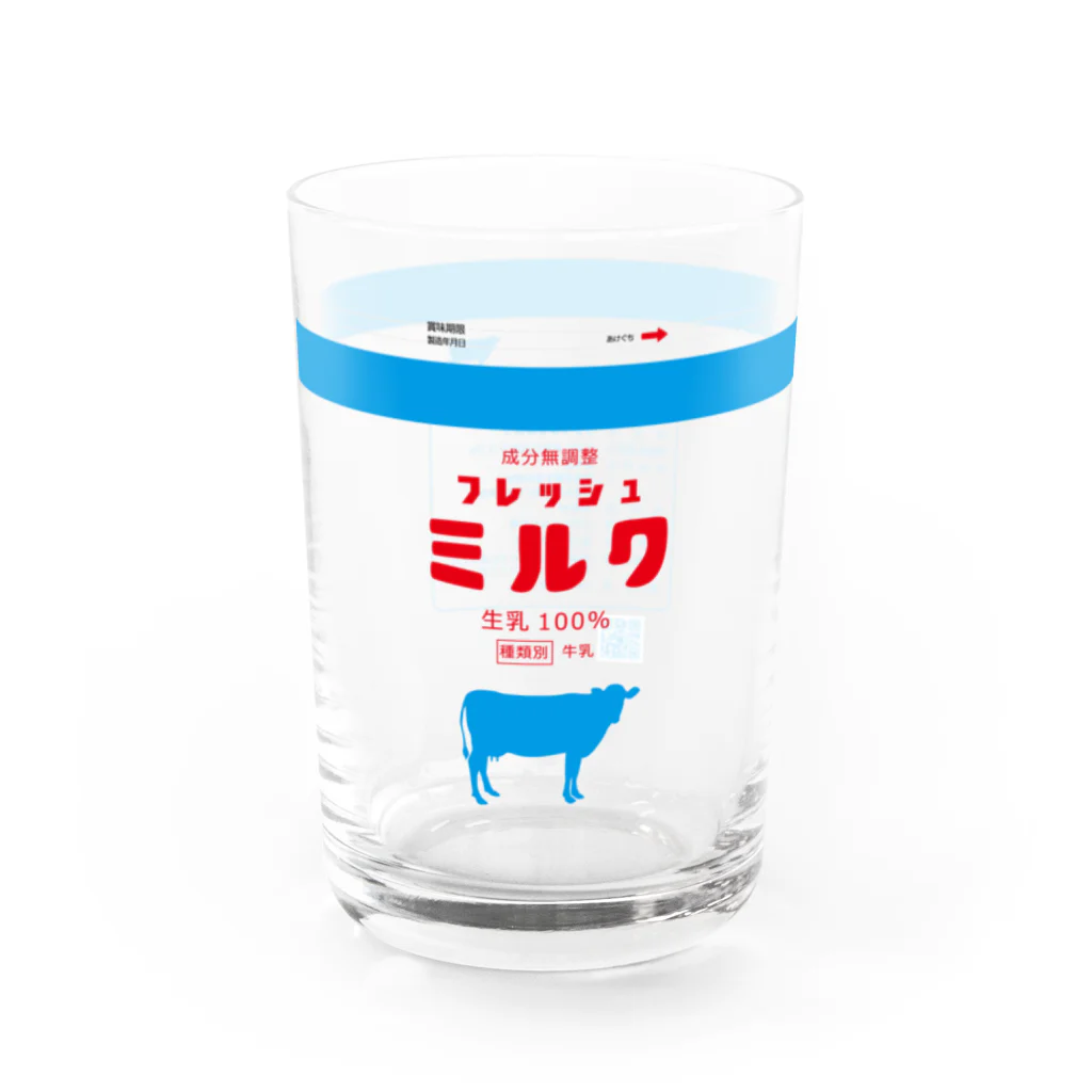 ハリーズアパートメントのフレッシュミルク 牛乳 Water Glass :right